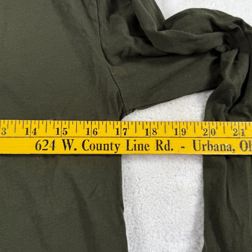 Polo Ralph Lauren Boys Olive Green Long Sleeve T-Shirt Size M 10-12 Pony Logo - Picture 7 of 7